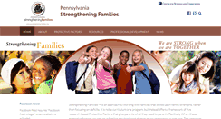 Desktop Screenshot of pa-strengthening-families.org