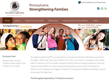Tablet Screenshot of pa-strengthening-families.org